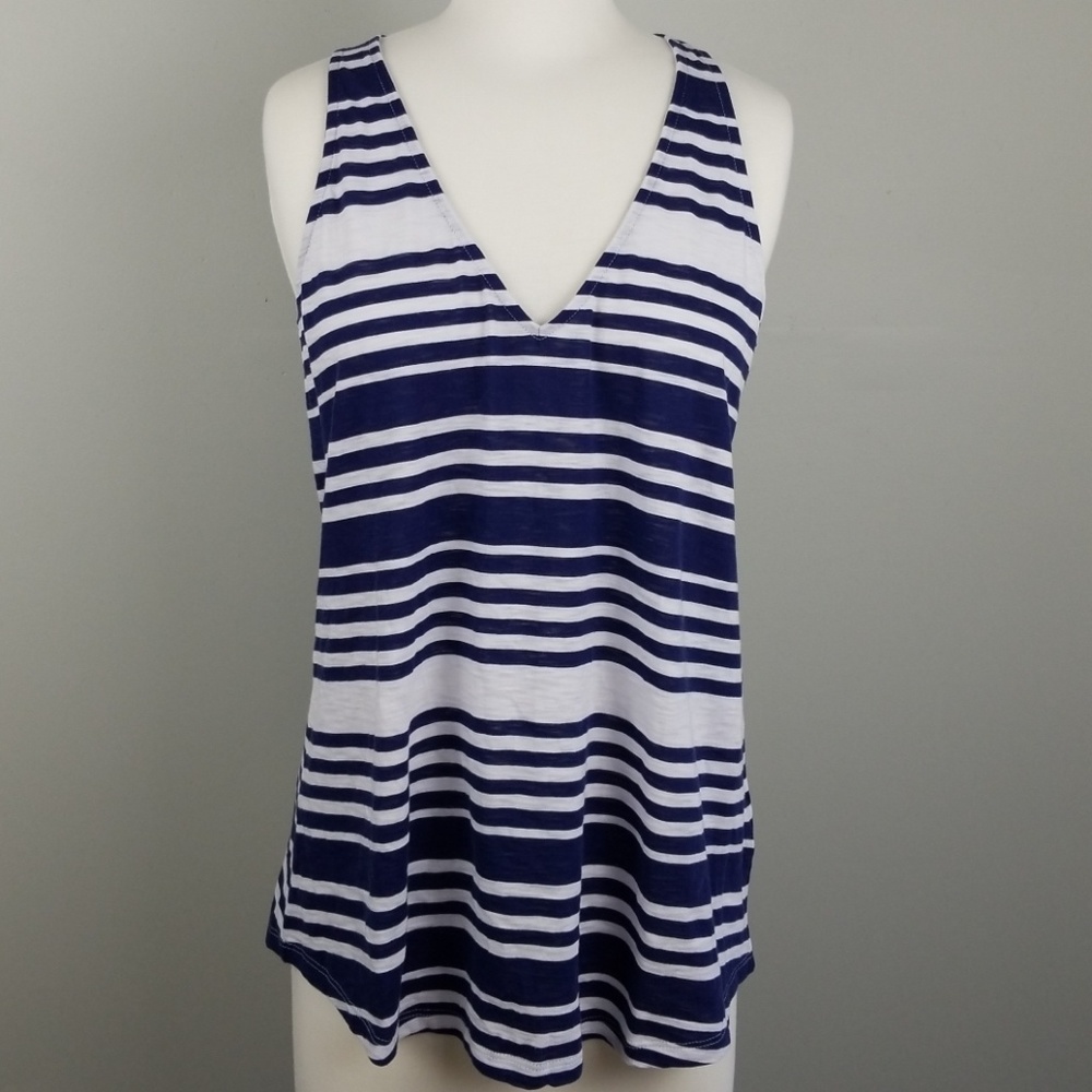 Lilly Pulitzer | Navy & White Halter Top | Sz S